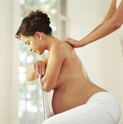Masáž těhotných, těhotenská masáž